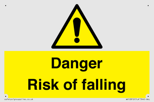 Danger Risk of falling